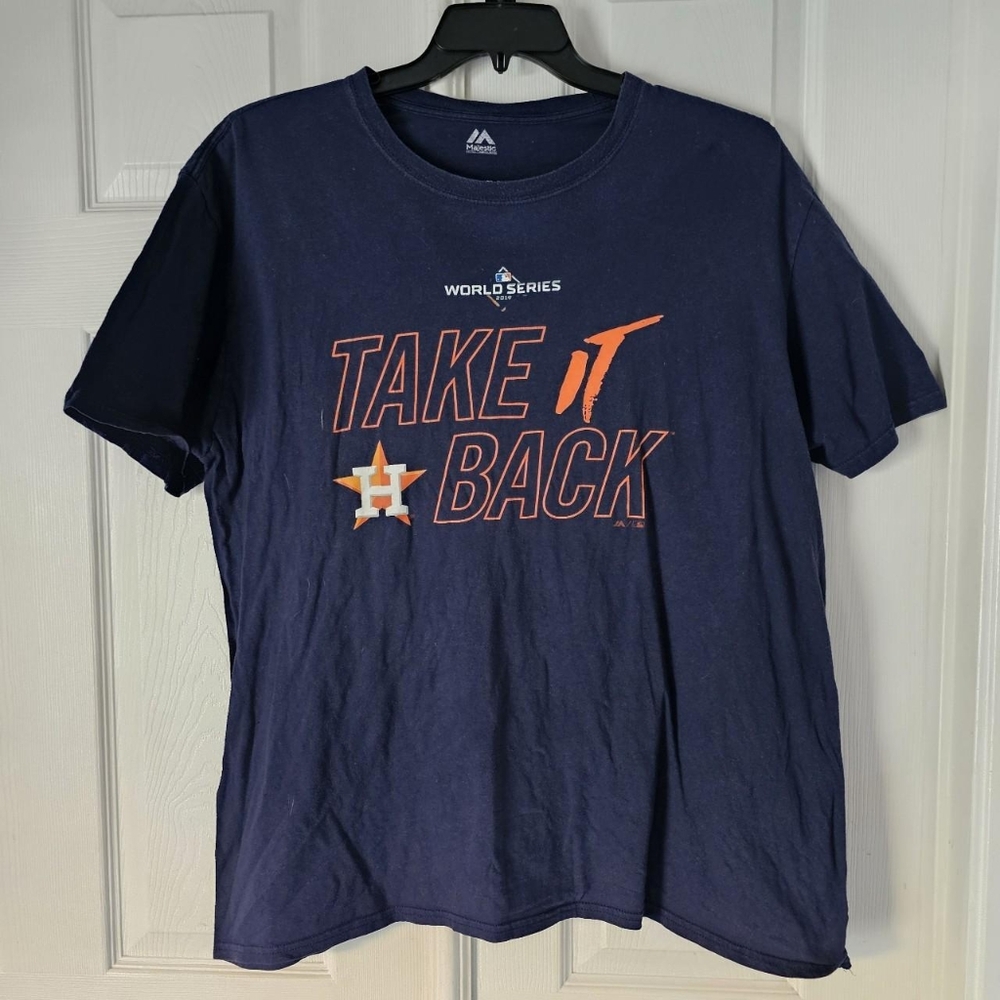 Houston astros World series 2019 take it back navy tshirtSize xl